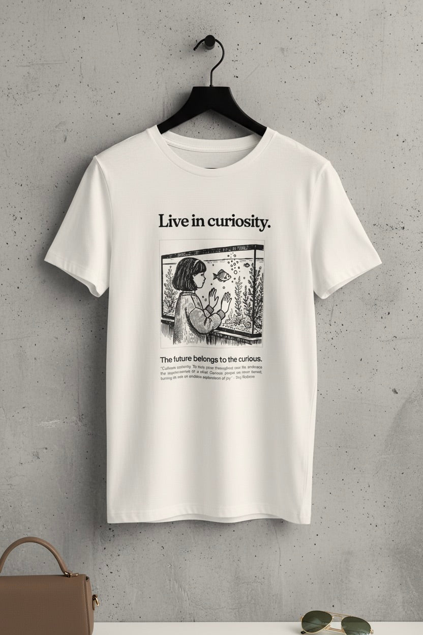 Live in Curiosity — Organic Cotton Tee | The Luria