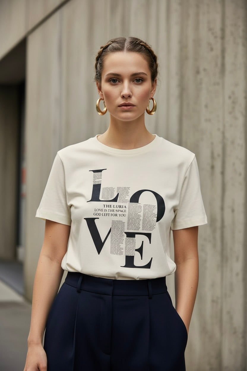 Love Is The Space — Organic Cotton Tee | The Luria