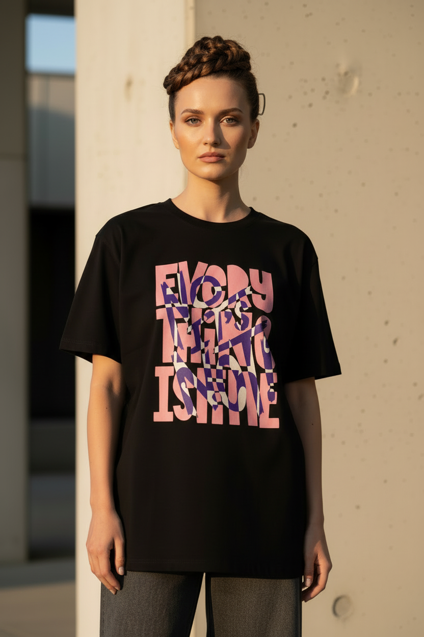 Everything Is Fine — Organic Cotton Tee | The Luria