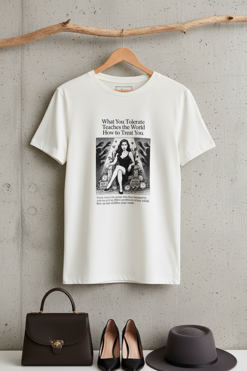 What You Tolerate — Organic Cotton Tee | The Luria