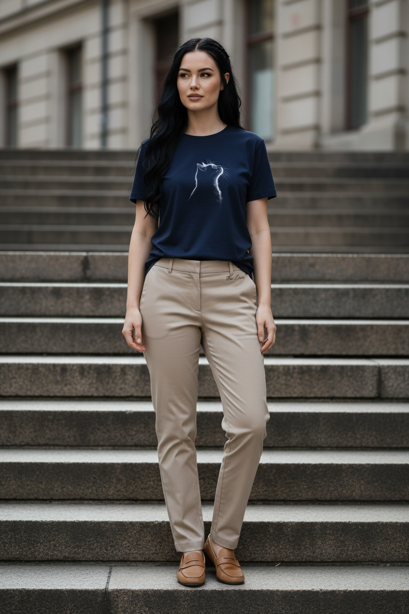 Midnight Cat — Organic Cotton Tee | The Luria