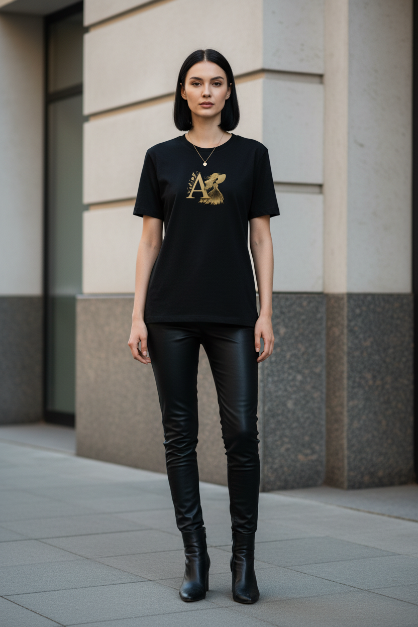 A — Organic Cotton Tee | The Luria