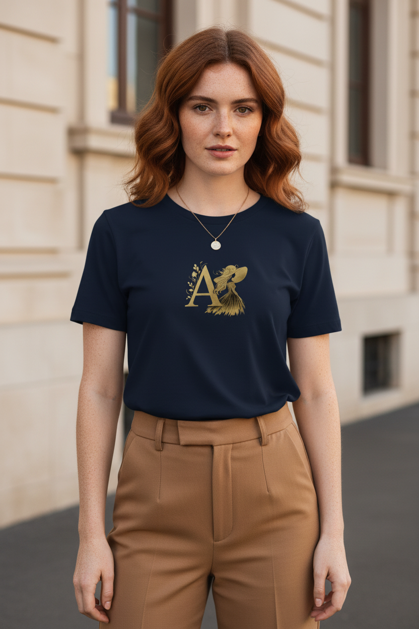 A — Organic Cotton Tee | The Luria