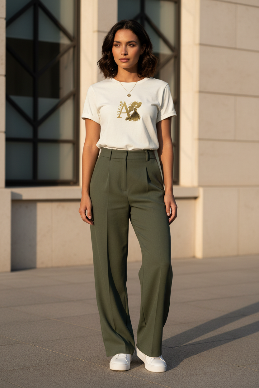 A — Organic Cotton Tee | The Luria