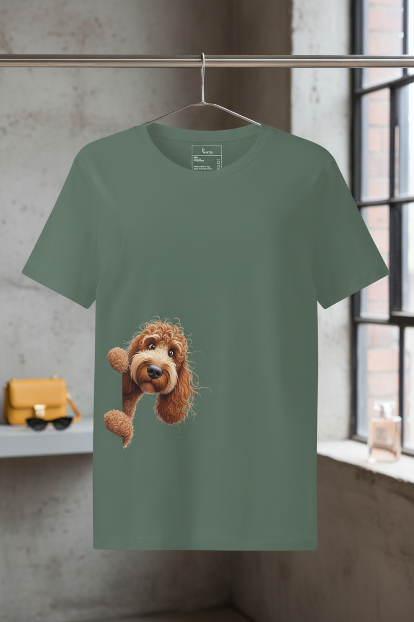 Just Peeking — Organic Cotton Tee | The Luria