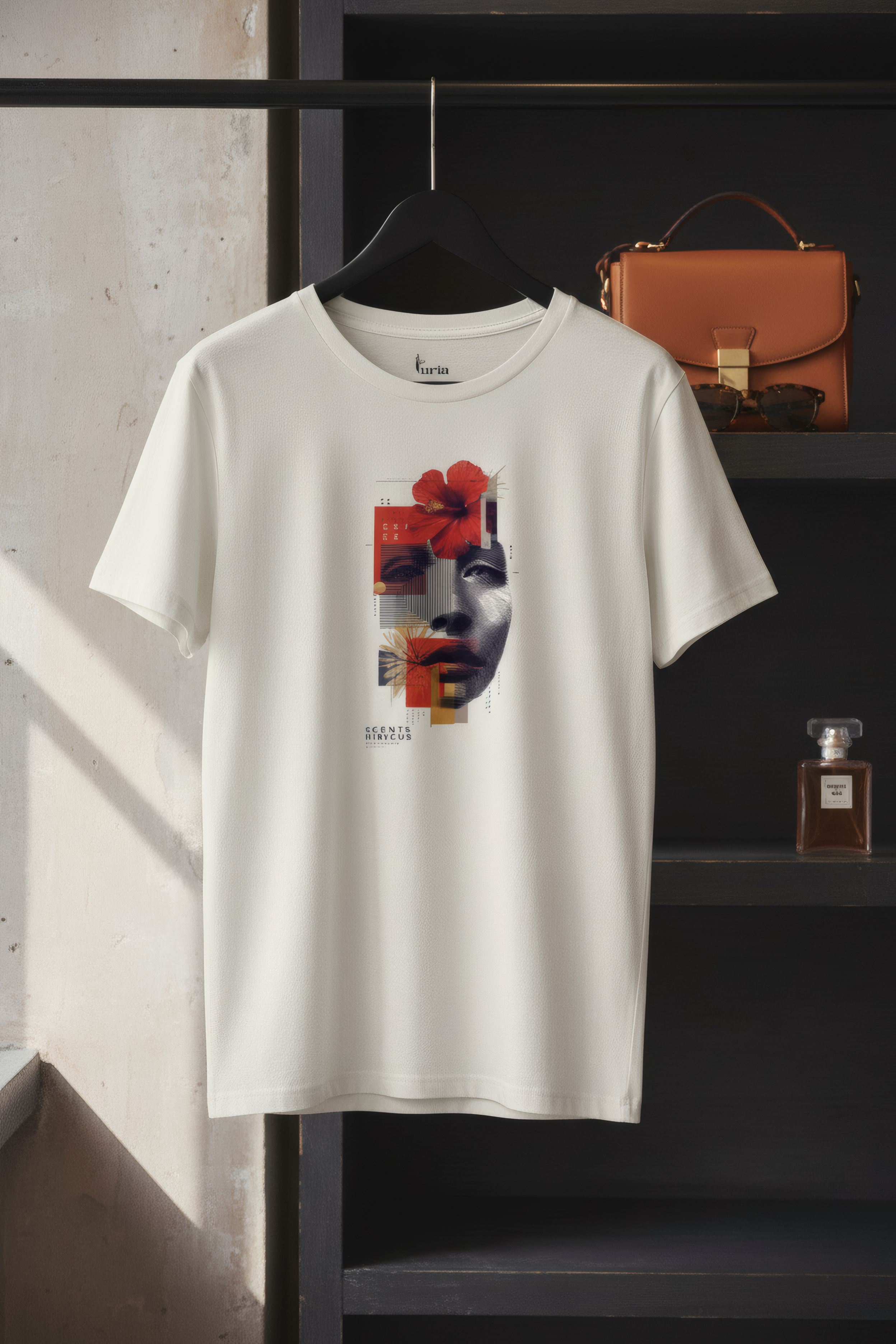 Scents Hibiscus — Organic Cotton Tee | The Luria