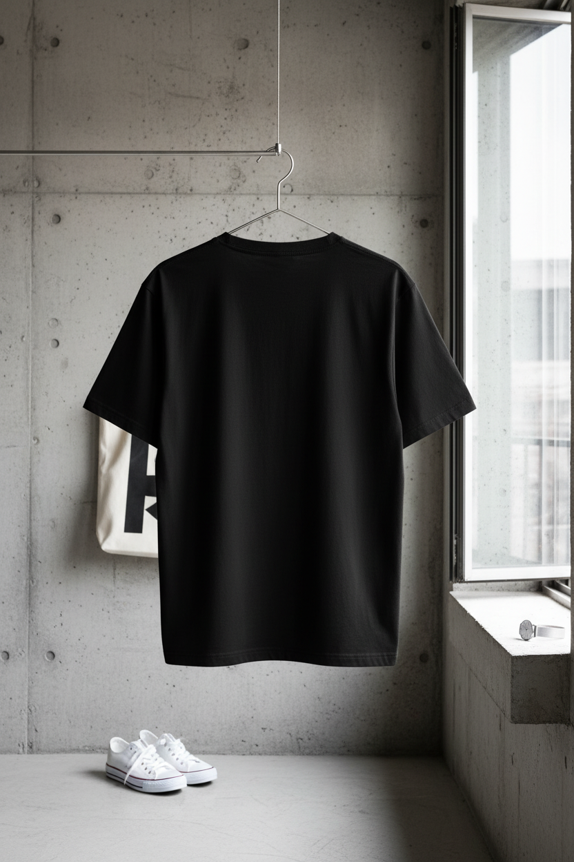 Midnight Cat — Organic Cotton Tee | The Luria