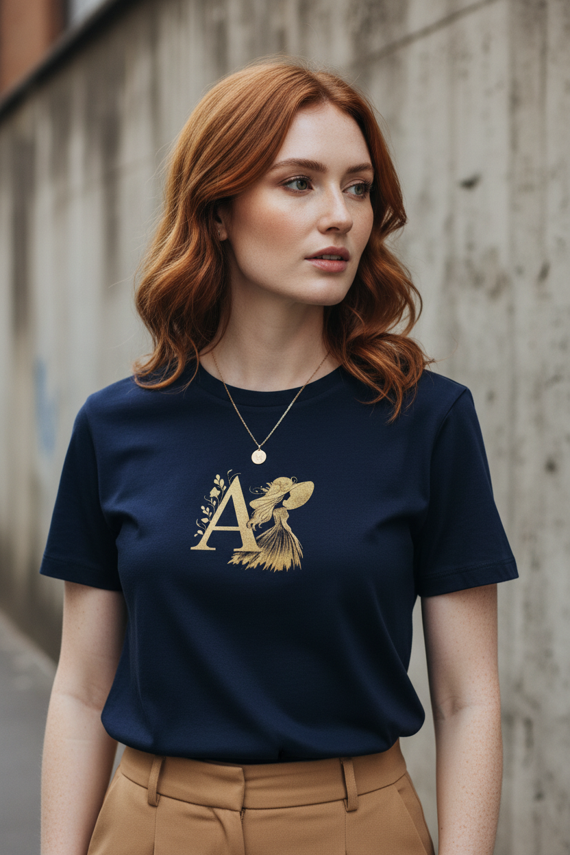 A — Organic Cotton Tee | The Luria