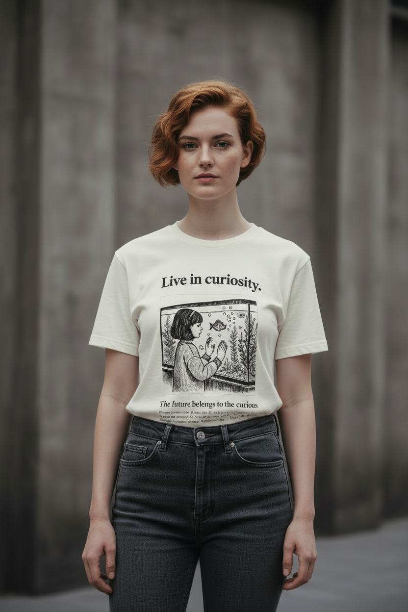 Live in Curiosity — Organic Cotton Tee | The Luria