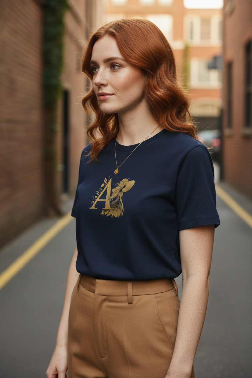 A — Organic Cotton Tee | The Luria