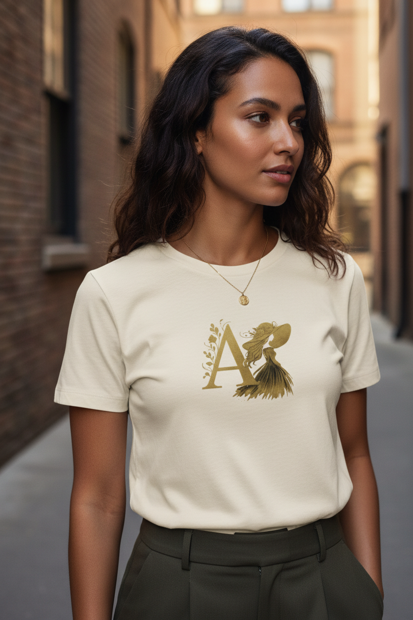 A — Organic Cotton Tee | The Luria
