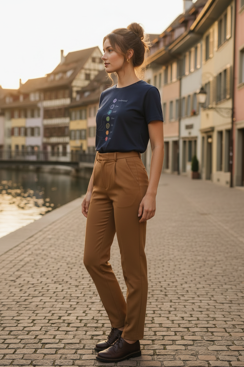 Aligned — Organic Cotton Tee | The Luria