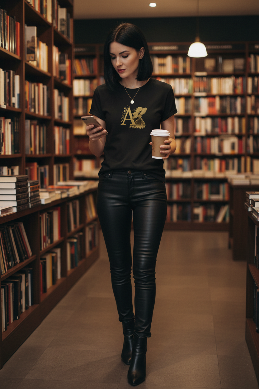 A — Organic Cotton Tee | The Luria