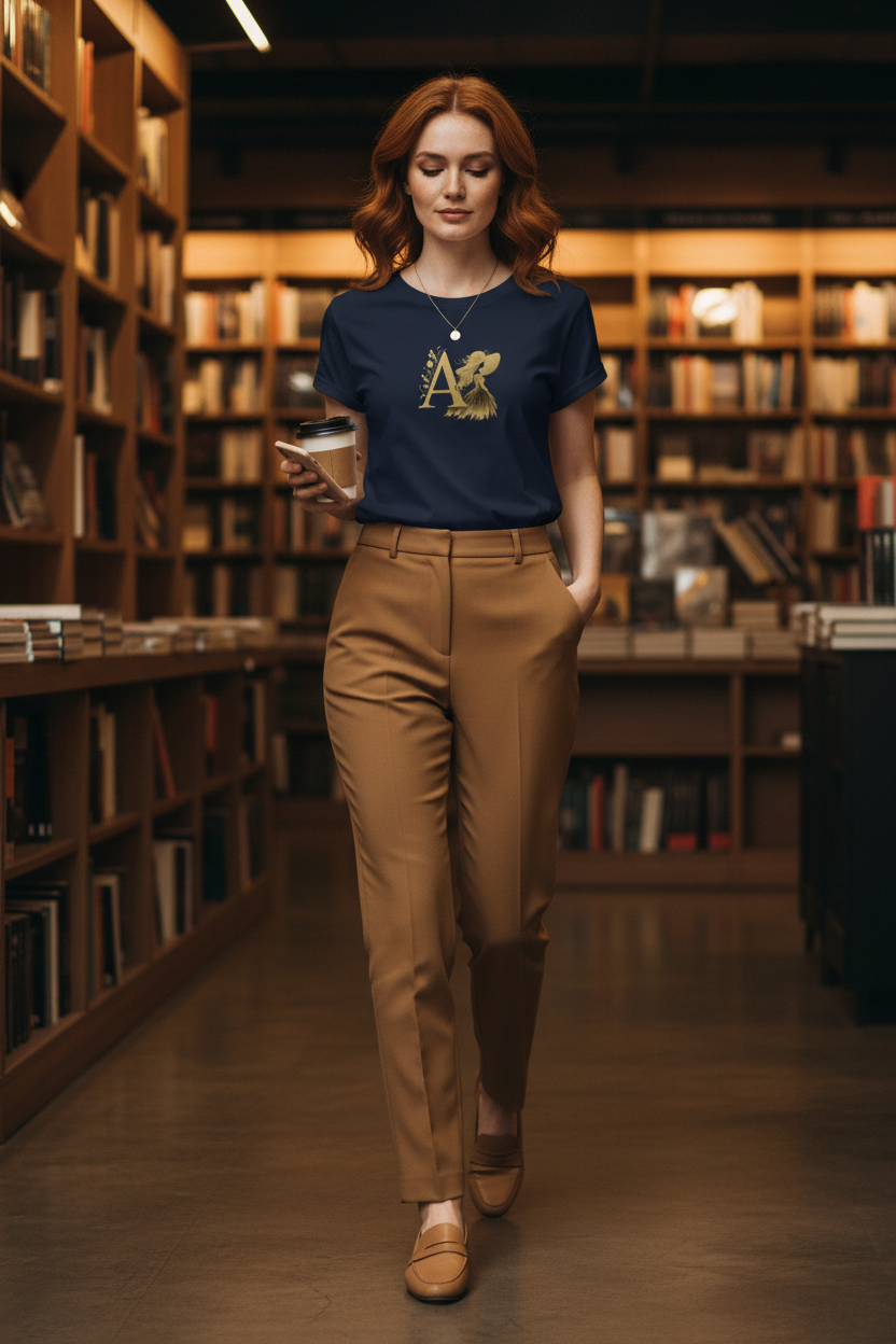 A — Organic Cotton Tee | The Luria