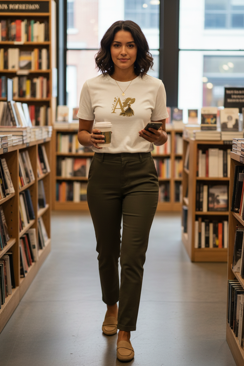 A — Organic Cotton Tee | The Luria