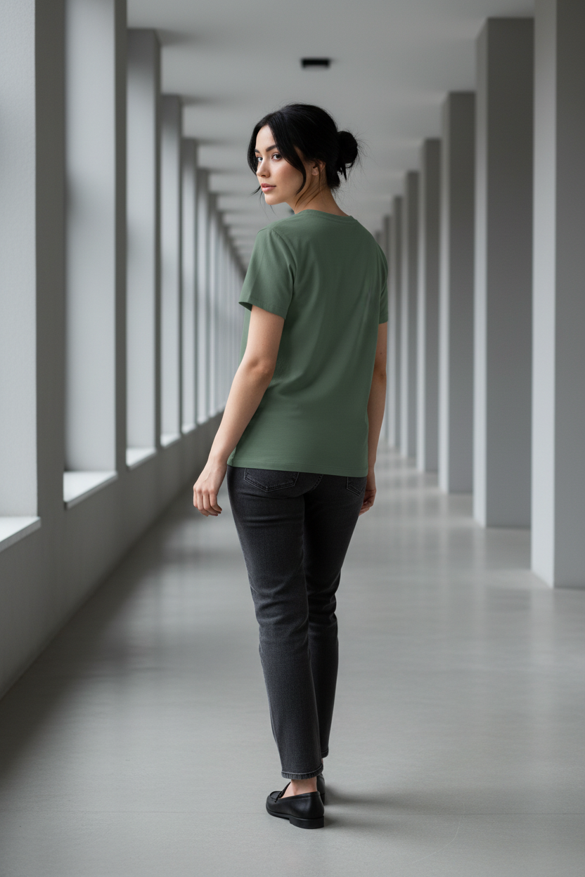 Midnight Cat — Organic Cotton Tee | The Luria