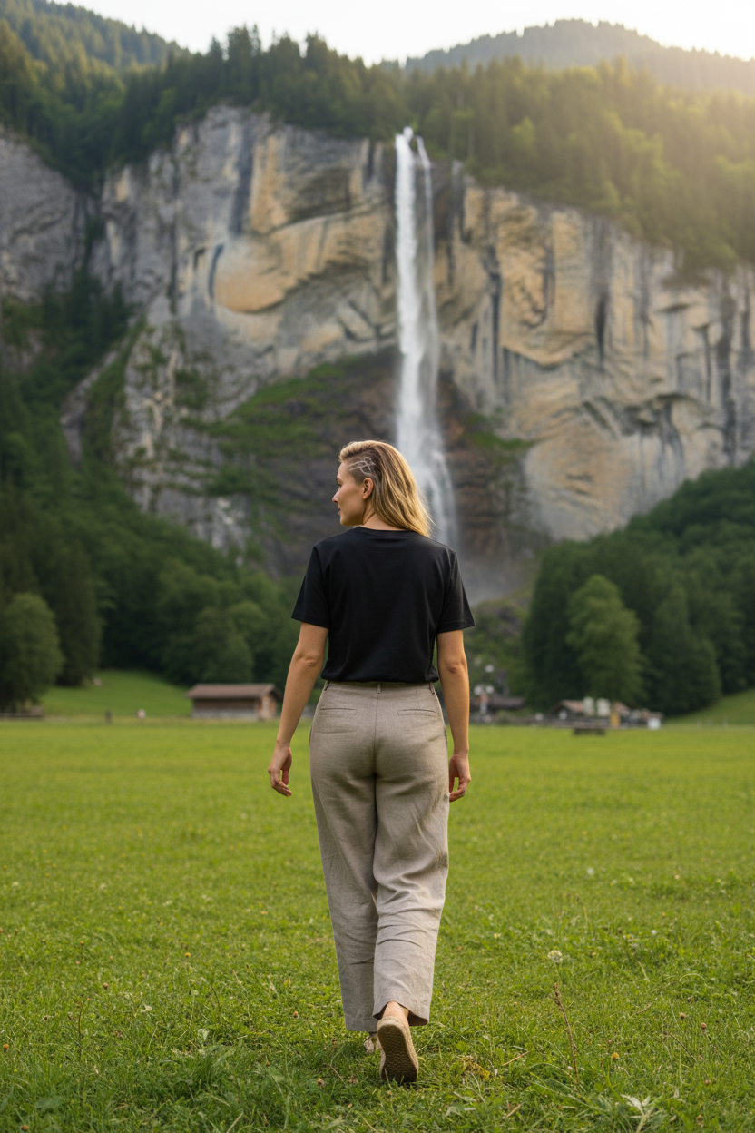 Aligned — Organic Cotton Tee | The Luria