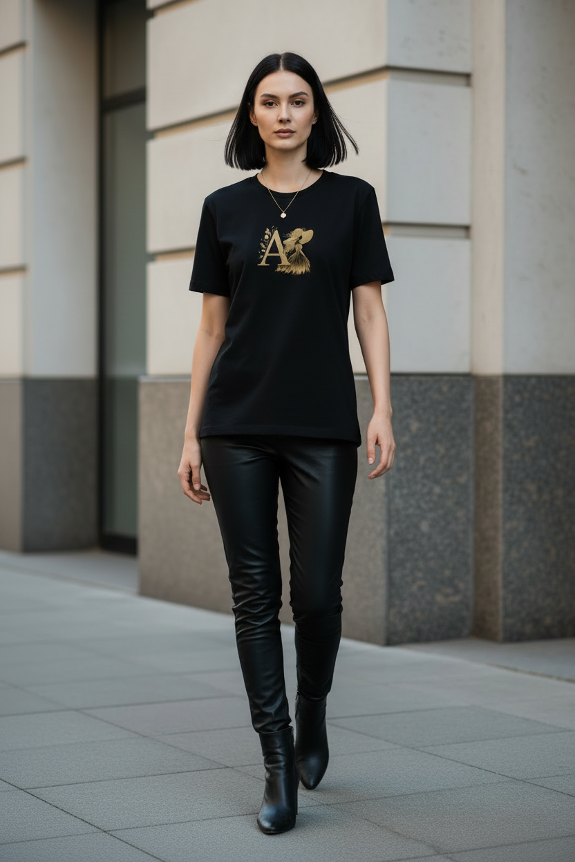 A — Organic Cotton Tee | The Luria