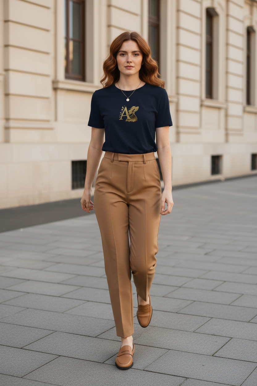 A — Organic Cotton Tee | The Luria