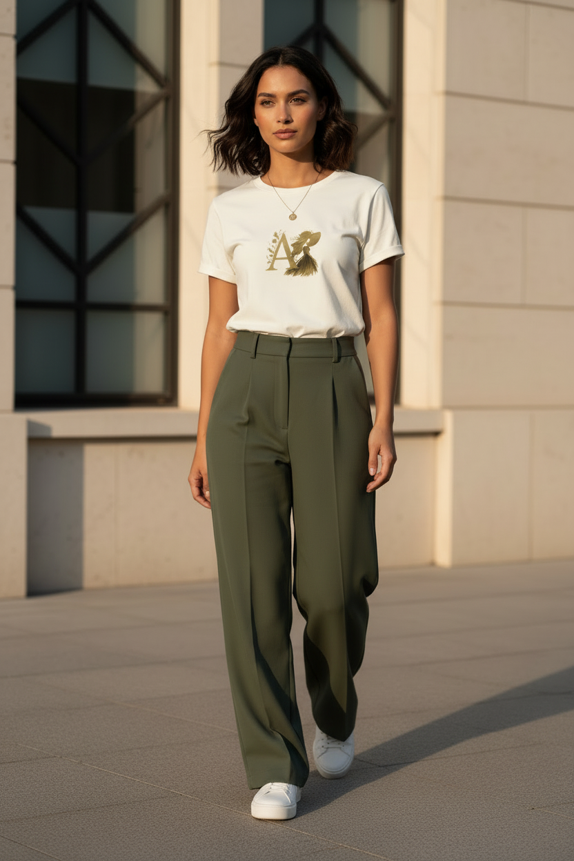 A — Organic Cotton Tee | The Luria
