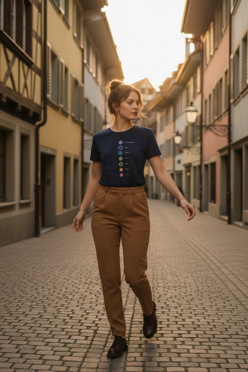 Aligned — Organic Cotton Tee | The Luria