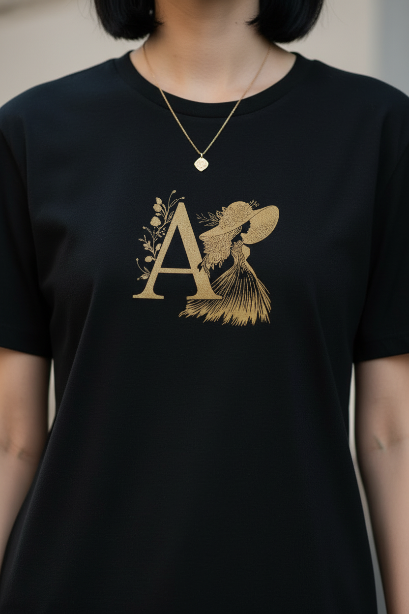 A — Organic Cotton Tee | The Luria