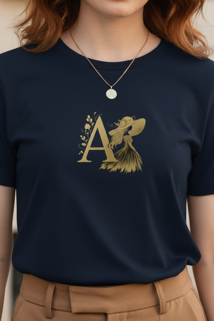 A — Organic Cotton Tee | The Luria