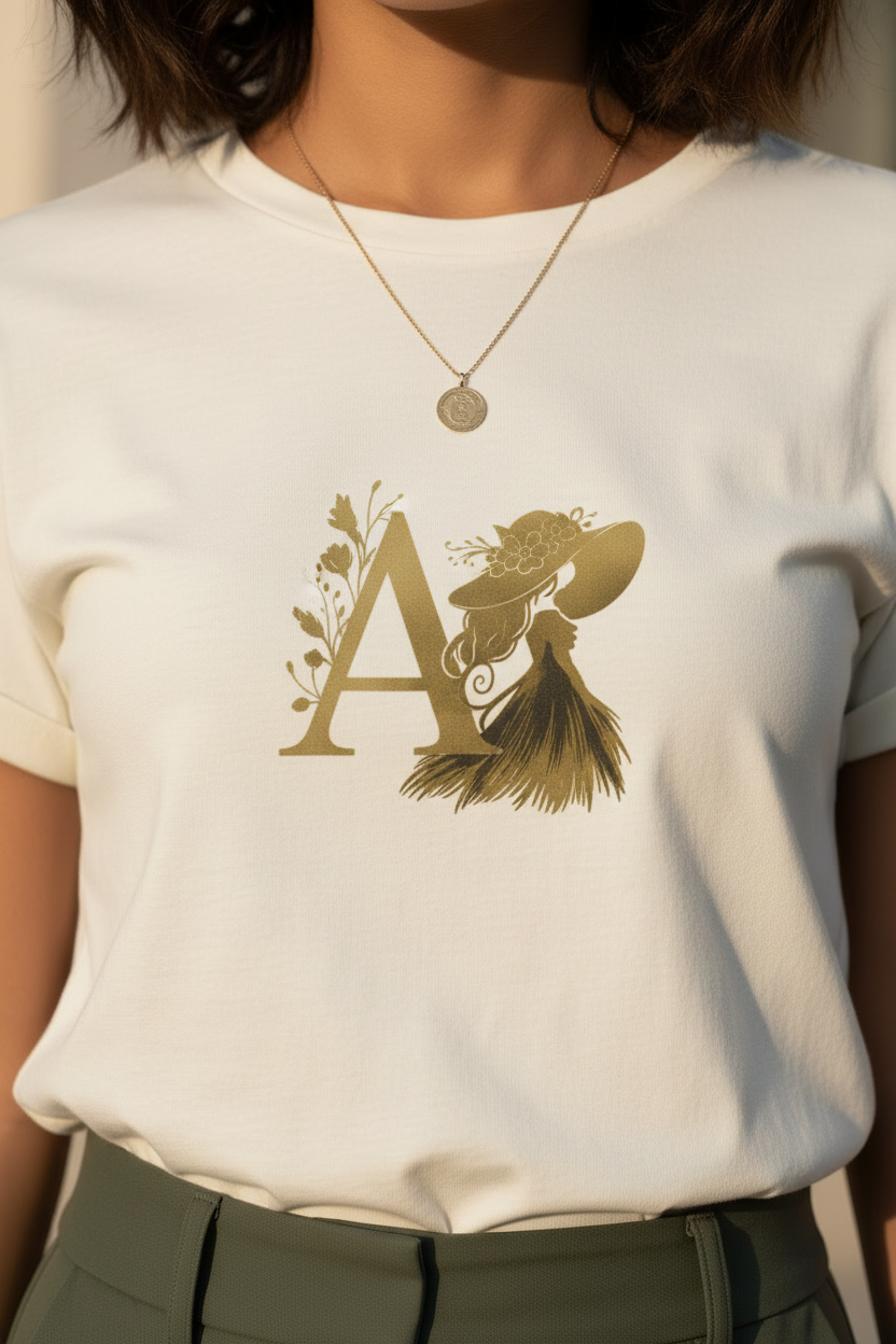 A — Organic Cotton Tee | The Luria