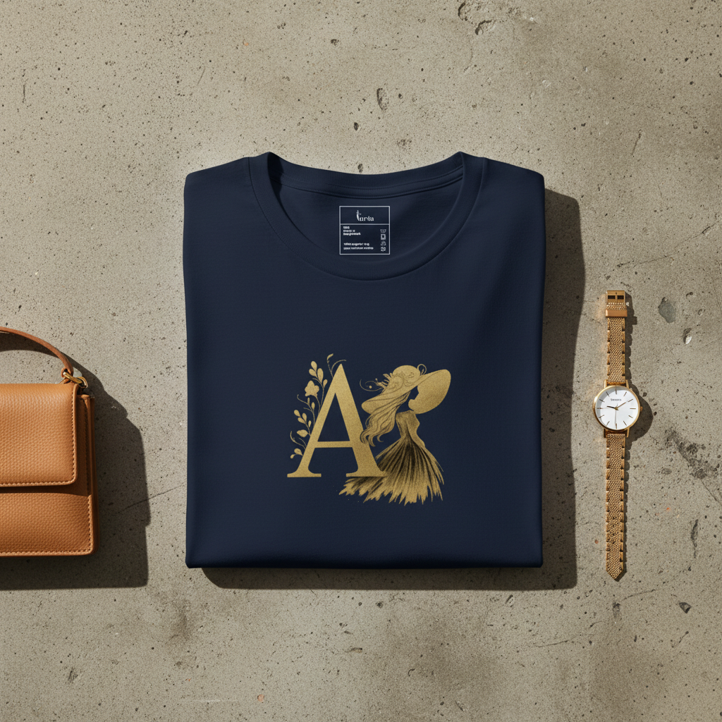 A — Organic Cotton Tee | The Luria